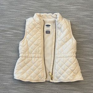 Cream colored vest